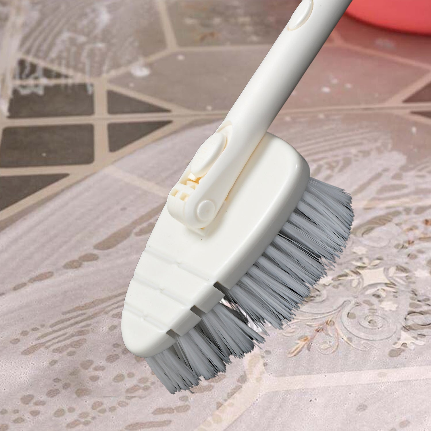 6696 Housekeeping Multi-Functional Hard Bathroom Floor Triangle Tile & Floor Cleaning Brush Long DeoDap 6696 Housekeeping Multi-Functional Hard Bathroom Floor Triangle Tile & Floor Cleaning Brush Long DeoDap